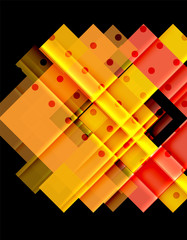 Color arrows on black background