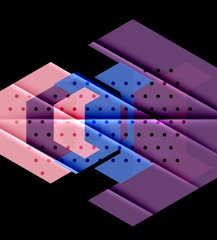 Color triangles background design