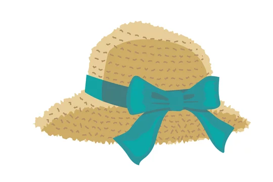 麦わら帽子のイラスト ベクターデータ Straw Hat Illustration Stock Vector Adobe Stock