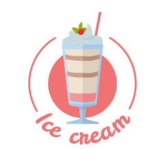 Vector Sweet Frozen Ice Cream