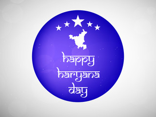 Illustration of Indian state Haryana Divas background