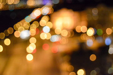 Fototapeta premium Traffic lights in Budapest at night