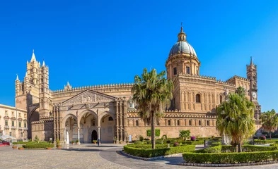 Poster Kathedraal van Palermo in Palermo © Sergii Figurnyi