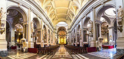 Fototapeta na wymiar Palermo Cathedral in Palermo