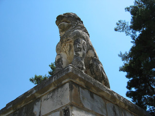 Lion of Amphipolis Macedonia Greece