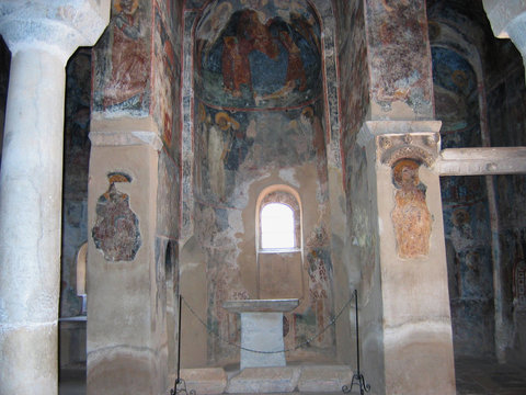 Medieval city of Mystras Laconia Greece