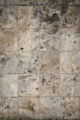 Aged dolomite limestone blocks texture