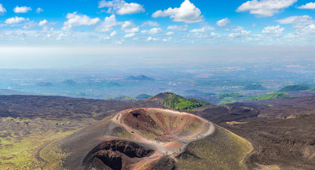 Fototapeta premium Wulkan Etna na Sycylii, Włochy