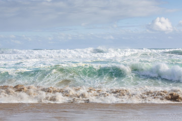 The dramatic sea on the Great Ocean Road at Gibson's Steps