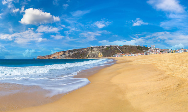 Nazare coast , Portugal