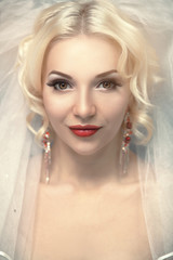 Perfect Blonde Bride Dreams Desire
