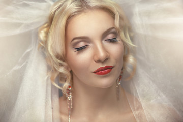 Perfect Blonde Bride Dreams Desire