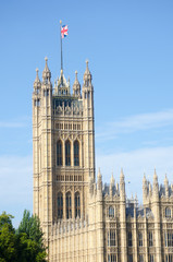 Fototapeta na wymiar Parliament with victoria tower
