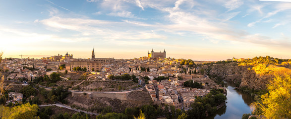 Cityscape of Toledo, Spain - obrazy, fototapety, plakaty