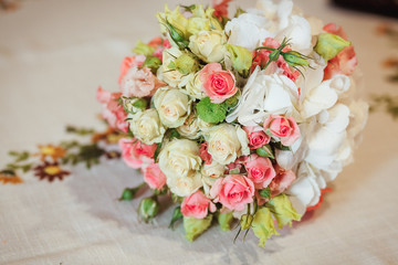Wedding bouquet. Bride's flowers