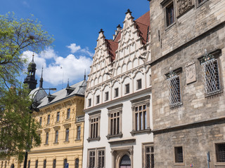 Fototapeta na wymiar buildings on Prague