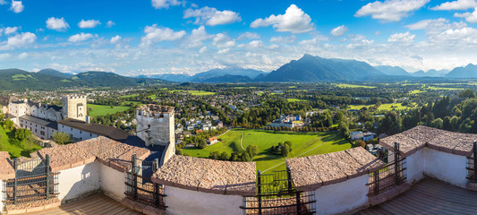 Salzburg fortress Hohensalzburg - obrazy, fototapety, plakaty