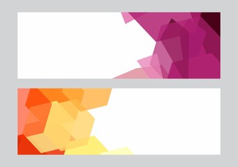 Obraz premium background abstract geometric Orange and purple color ,vector illustration