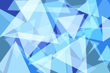 Light Blue Triangle Abstract Background