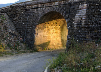 Obraz premium Light across the tunnel