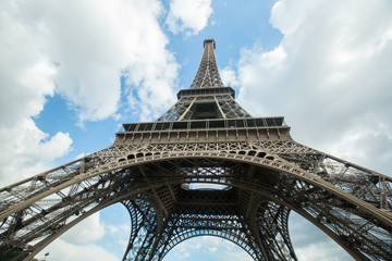 Naklejka na ściany i meble Eiffel tower in paris France, landmark
