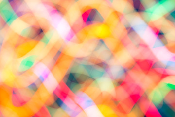 Abstract picture of bright colored dynamic lights