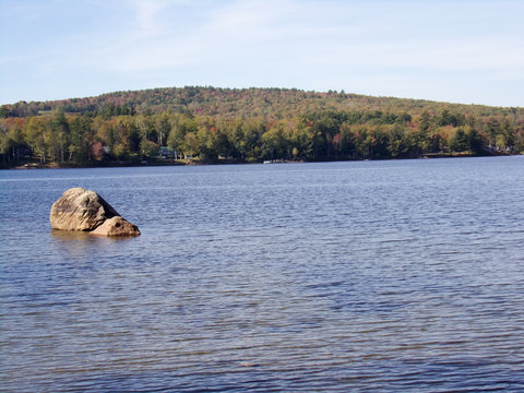 Big Rock in a Little Lake