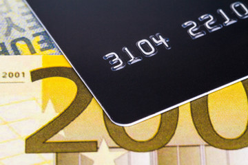 Credit Card and Banknotes with Finance Concept