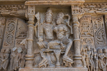 Old Hindu Sas-Bahu Temple in Rajasthan, near Udaipur, India.