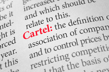 Definition of the word Cartel in a dictionary