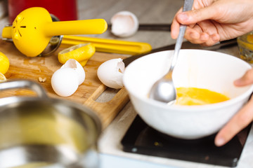 the confectioner whipped eggs