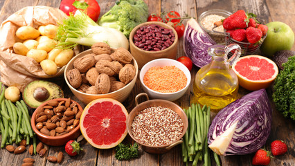 assorted health food