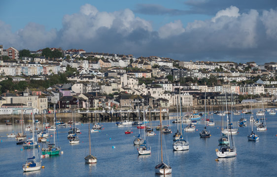 Blick auf den Yachthafen von Falmouth