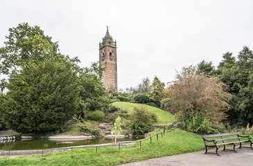 Fototapeta na wymiar Cabot Tower im Brandon Park von Bristol