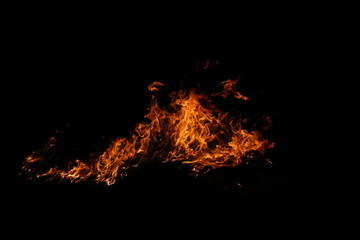 Bonfire flame