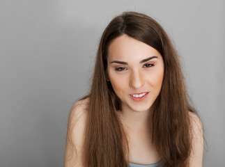 Naklejka premium Young teenager girl.