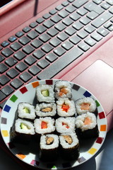 Sushi at work