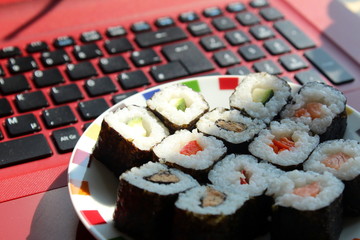 Sushi at work