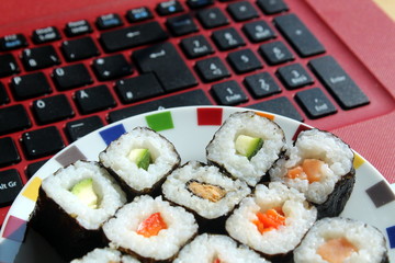 Sushi at work