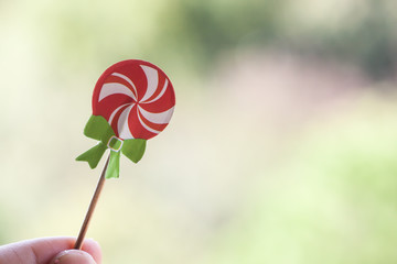 paper lollipop