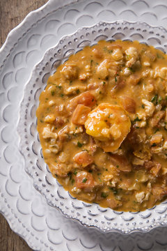 Pitu with garlic and oil, a kind of delicious crustacean !