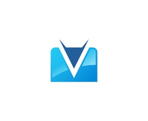 V logo