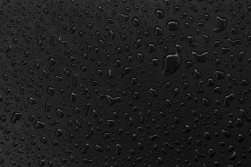 abstract water drops on a white background