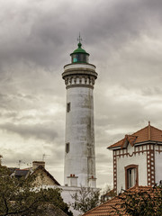 Fototapeta na wymiar Port-Maria lighthouse at Quiberon, Brittany