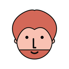 face man vector illustration
