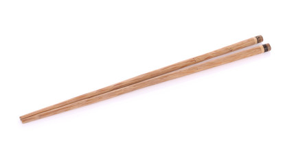 chopsticks isolated on white background.
