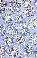 Schneeflocken / Sterne aus Holz