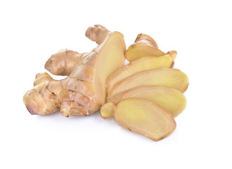 ginger on  white background