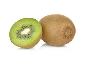 Obraz premium kiwi on white background