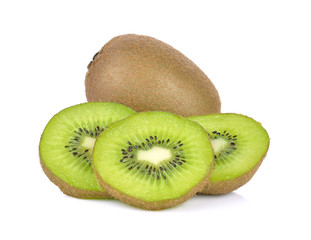 kiwi on white background